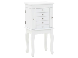 Móvel Guarda Joias De Pé Branco Lovely Home