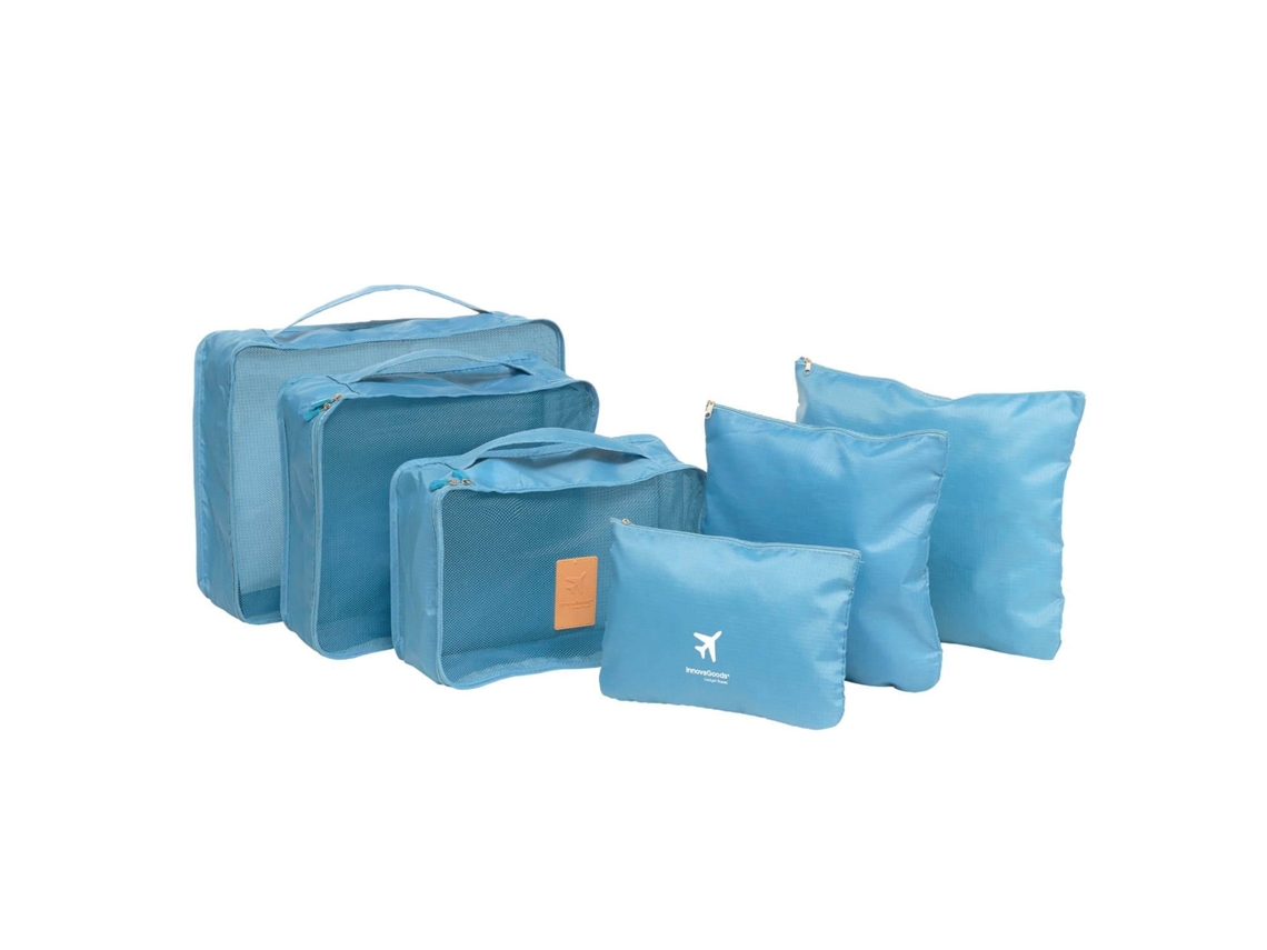 Conjunto Organizador de Viagem, Luggan Azul BRILVIBERA