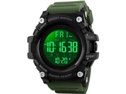 Lurelia Relógio Digital Desportivo, Visor Digital, Led, Cronómetro, Alarme, Data/calendário, 12/24h, Luminoso, Duplo Fuso/mostrador, 9,45 Polegadas