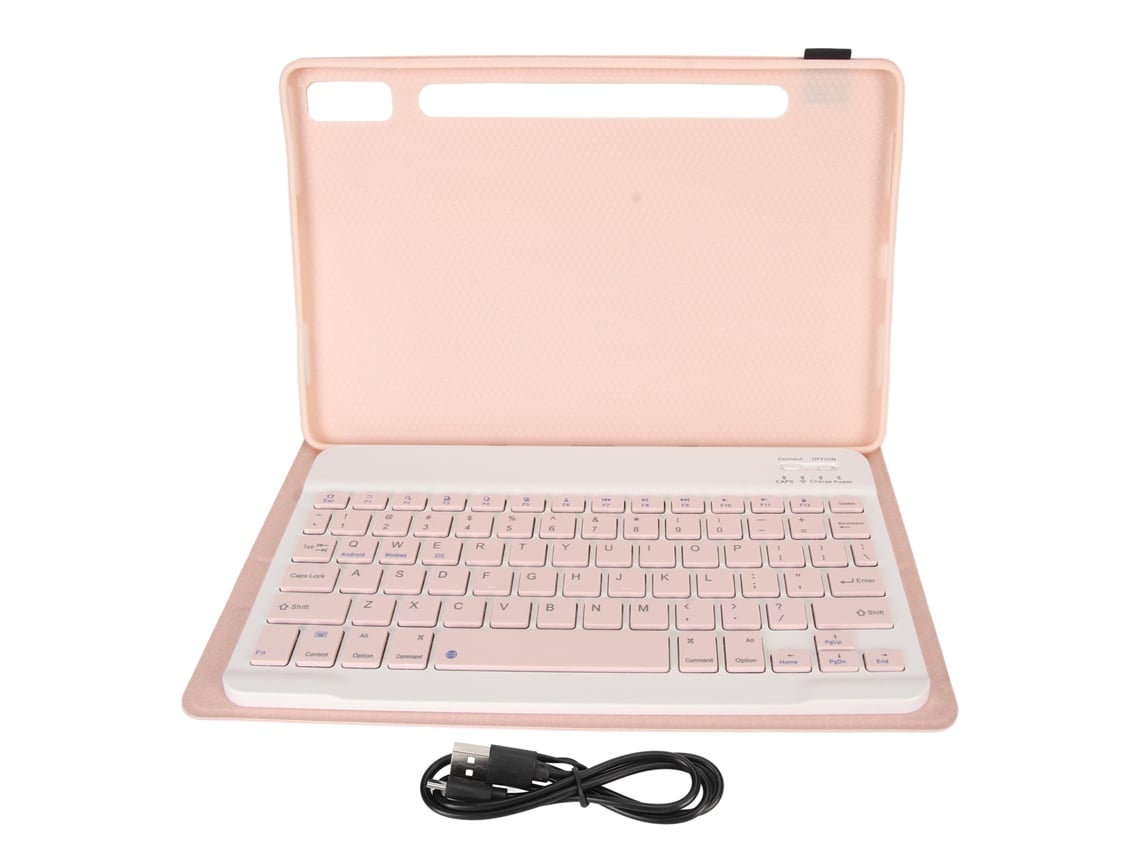 2026zentro-capa Protetora Magnética Com Teclado Sem Fio Bt Para Tab P11 Pro 2ª Geração 2022 11.2 Polegadas Rosa