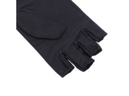 Luvas Uv Para Unhas (preto Fluorescente Sem Dedos - Proteção Uv) Eoocoo