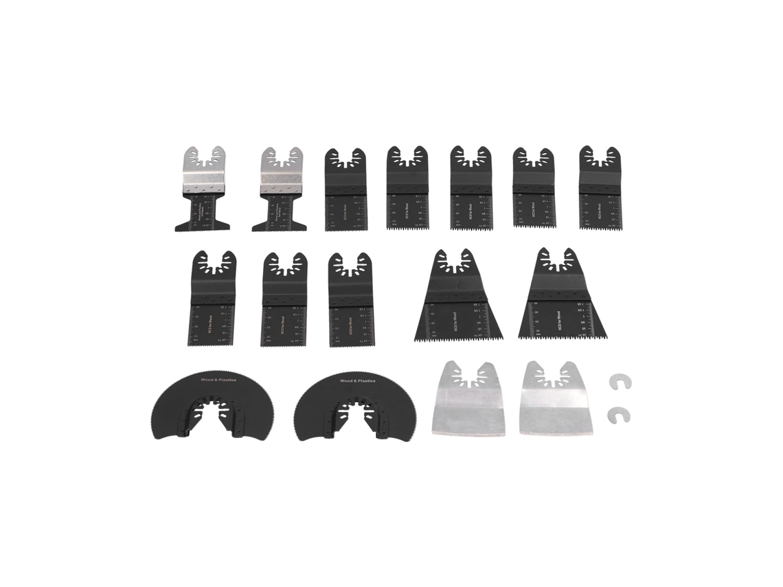 Kit De 18 Lâminas De Serra Oscilante Universal Para Corte Preciso De Metal, Madeira E Plástico - Ferramenta De Corte