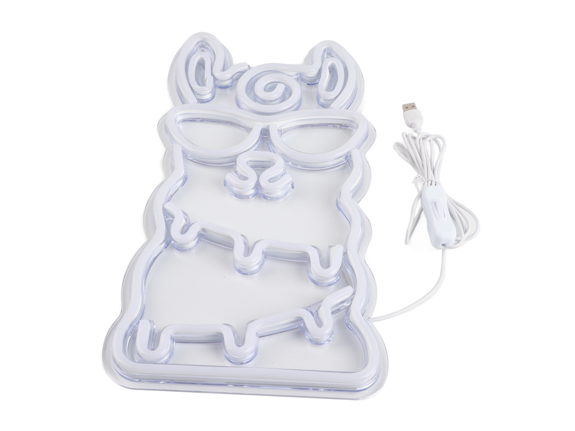 2026 luz Neon em Forma de Alpaca Usb para Decoração de Casa, Dormitório, Bar e Clube