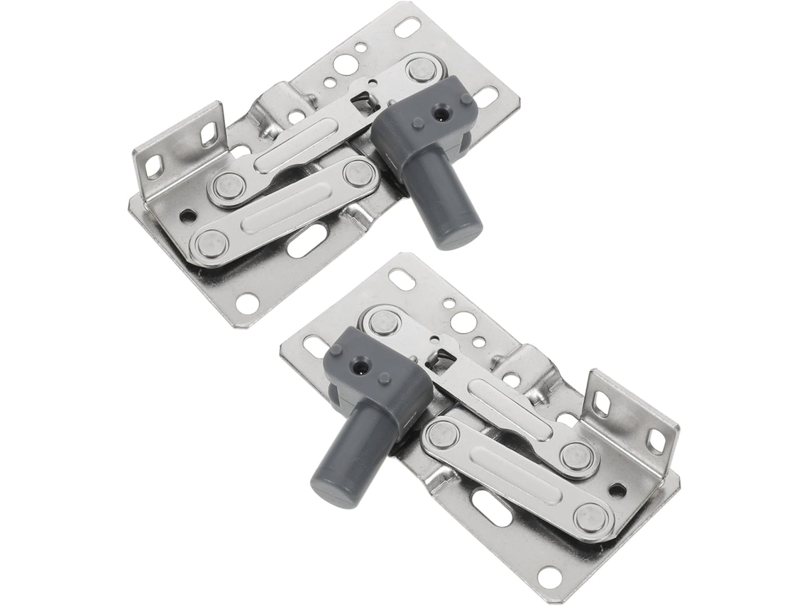 Dobradiças Para Porta De Armário Pia Com Fechamento Suave, Prata