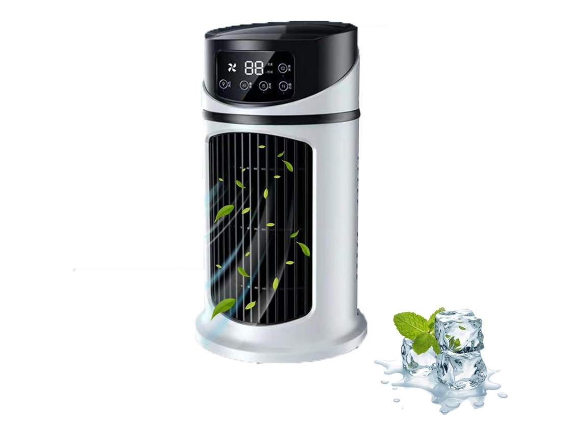 Ventilador multifuncional MDUG com spray, 1500mah, 4 velocidades