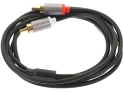 Cabo De Áudio Duplo Para Smartphone, Pc E Amplificador, Compartilhamento Estéreo Flexível.
