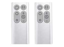 2 Controles Remotos De Substituição Compatíveis Com O Purificador De Ar Am11 Tp00 E Ventilador Sem Folhas - Prata