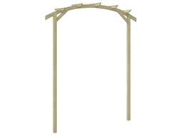 Vidaxl Pérgola De Jardim 180x210x40 Cm Madeira De Pinho Impregnada
