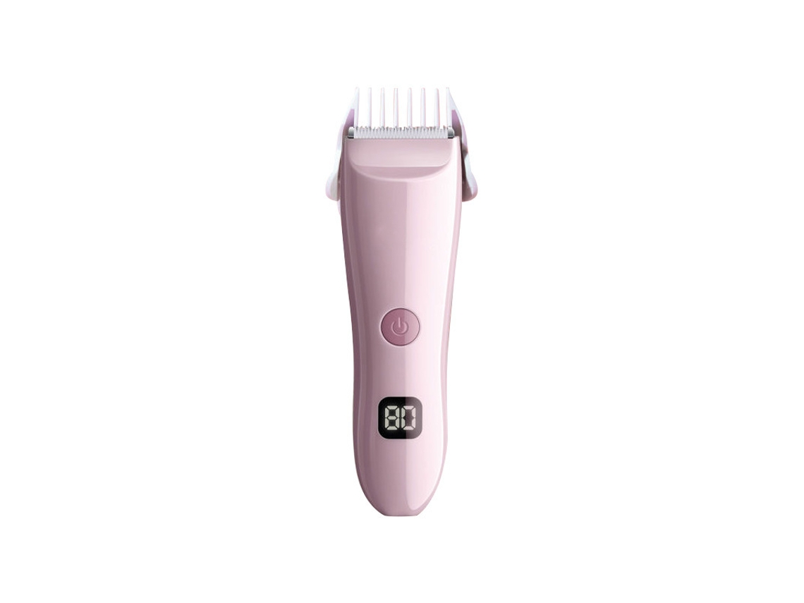 Máquina De Cortar Cabelo Bebé Hexinyigjly Recarregável, À Prova De Água, Lâmina Cerâmica Segura Verde