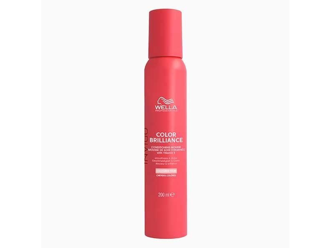 Mousse Protetora Invigo Color Brilliance para Cabelos Coloridos 200ml Wella