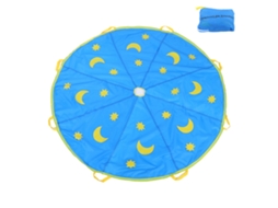 Mali paraquedas Arco íris para Crianças 1.8m Saco de Pulo Bola Brincadeira Ao Ar Livre Esportes Infantil