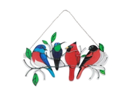 Pingente De Pássaro Pendente Grupo Colorido Para Decoração