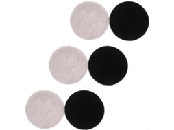 Conjunto De 6 Discos Polimento Lã 125 Mm Para Carros, Eficazes