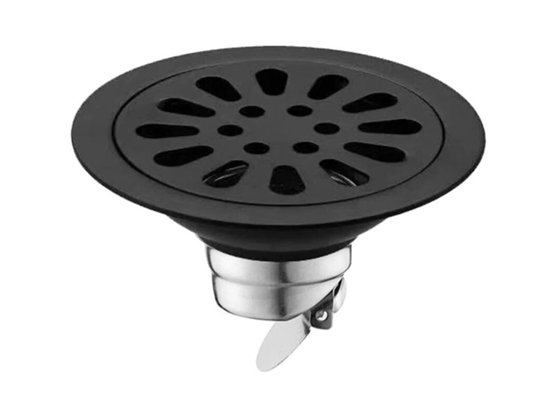 Ralo de Piso em Aço Inoxidável para Chuveiro Antirretorno Redondo X001