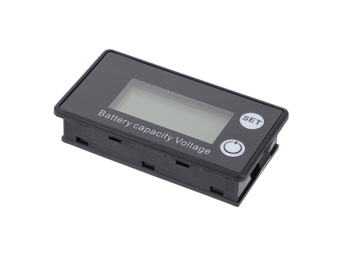 Voltímetro De Bateria Lcd Com Indicador, Para Bateria De Íon-lítio, Com Proteção Contra Oscilação Reversa.