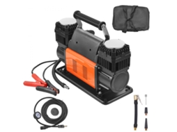 Conjunto De Compressor De Ar Portátil 12v 150psi E Enchedor De Pneus Com Bomba Dupla Tekmaquinas