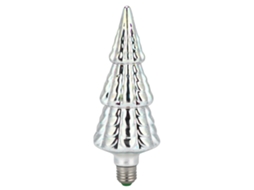 Lâmpada LED E27 3D 6W Branco Quente | S/MARCA