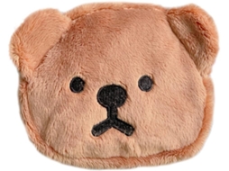 Mala De Mão Em Peluche De Urso De Desenhos Animados - Bolsa Fofa E Suave