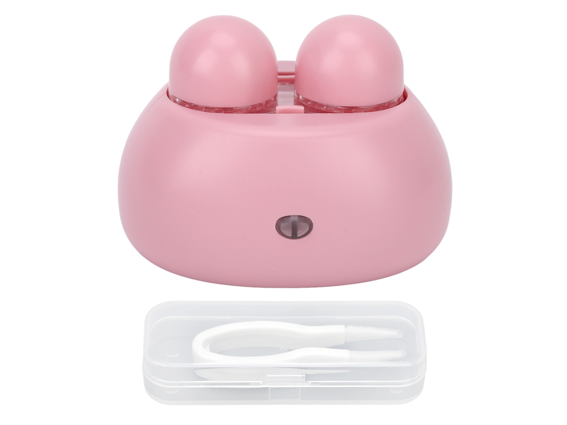 Limpiador Automático Portátil De Lentes De Contato Com Vibração Rápida De Alta Frequência Rosa