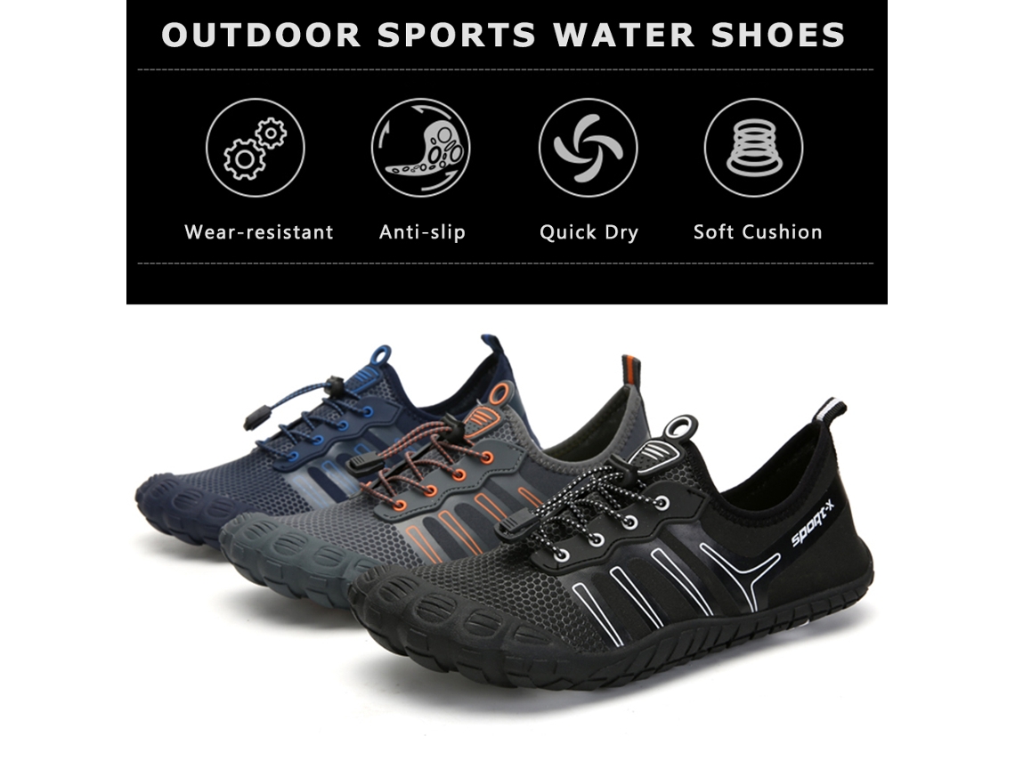 Mali tênis de Água Unissex Antiderrapante Quick Drying para Surf Natação Caminhada Praia Kayak Snorkeling