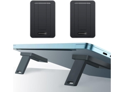Suporte de teclado para laptop mini invisível de 2 peças, suporte ergonômico para laptop em ABS - 50% de desconto