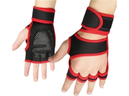 Par De Luvas Levantamento Peso Com Suporte Para O Pulso, Luvas De Treino Para Ginásio, Para Homens E Mulheres, Fitness
