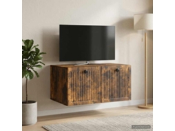 Vidaxl Gabinete De Tv De Parede Carvalho Fumado 59,5 X 41 X 30 Cm