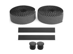 Fita De Guidão De Bicicleta Antiaderente Elástica Pu+eva Para Ciclismo Road Bike Acessório Preto Branco