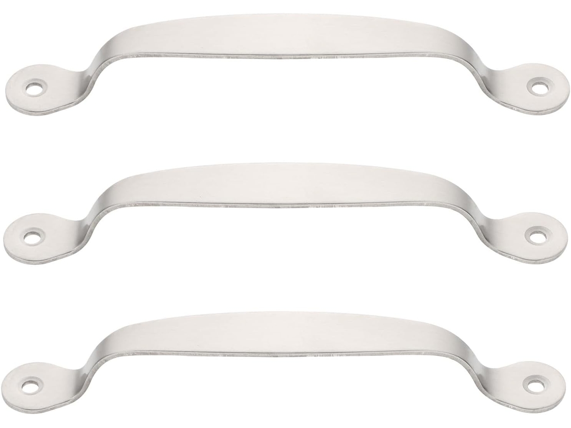 Suportes Criativos Para Tábuas De Corte Homoyoyo, Conjunto De 3 Peças Em Aço Inoxidável Espesso 95mm Com Furo Único