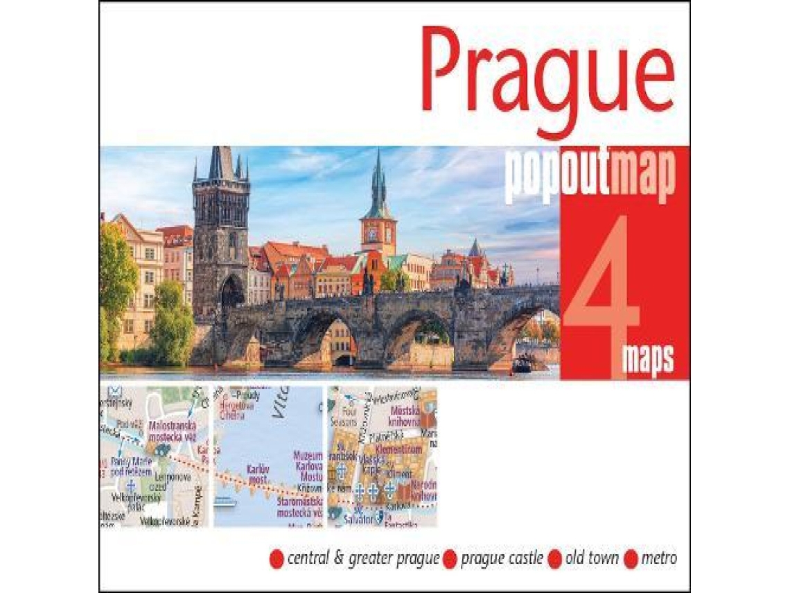Livro Prague PopOut Map - pocket size pop up map of Prague city centre de Heartwood Publishing (Inglês)