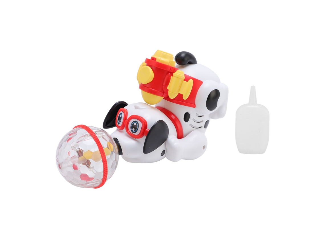 Mali brinquedo Cachorro Elétrico para Bebês com Luz Música e Spray Rotativo