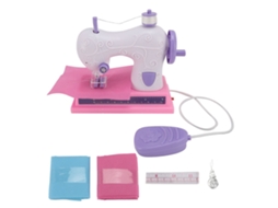 Mali máquina de Costura Infantil Diy Elétrica Recarregável Usb Mini Portátil Roxa Brinquedo