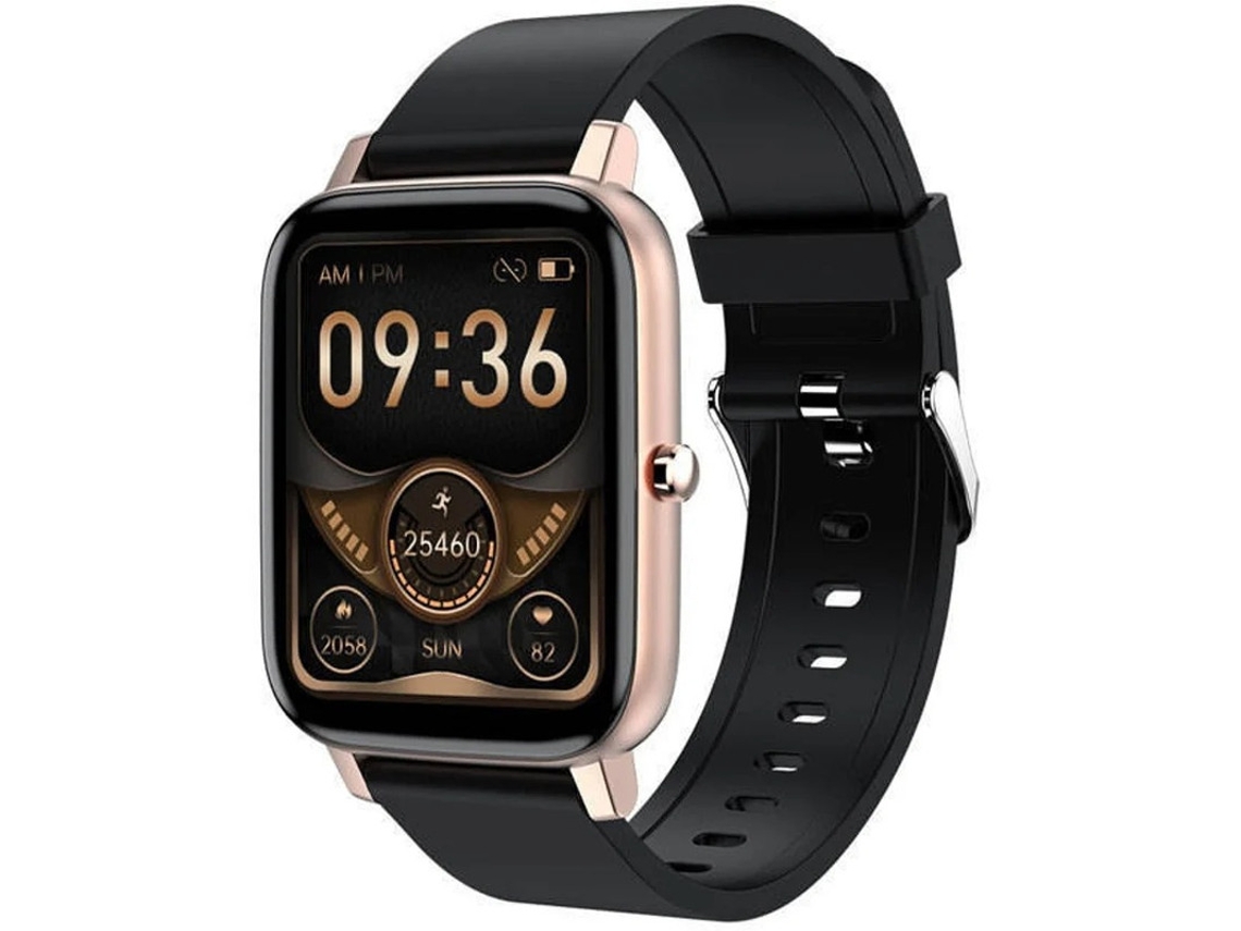 Smartwatch Fitness Tracker, Temperatura Corporal, Frequência Cardíaca, Pressão Arterial, Sono, IP67, Android/ios Ouro Bestvite