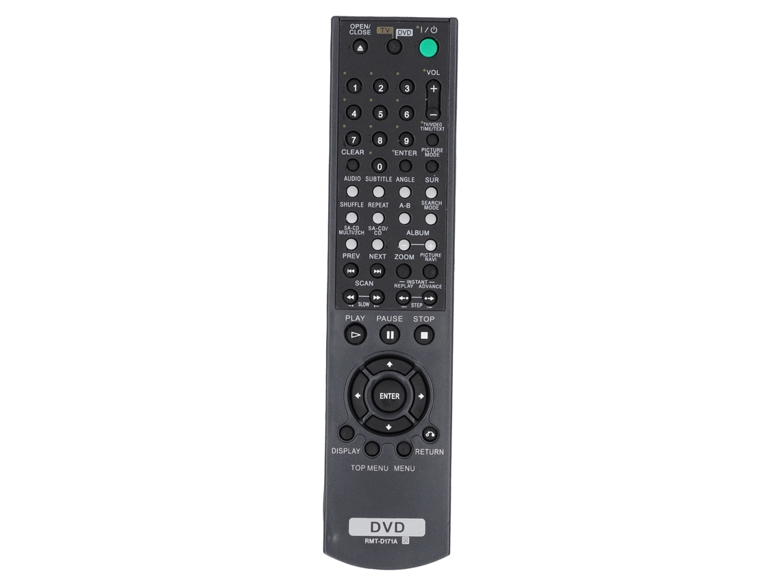Controle Remoto RMTPD171A para Dvd Player Sony RMTD159A, RMTD186A, RMTD173A CHABERLU