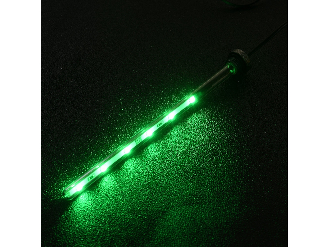 Tanque De Resfriamento De Água Para Computador Diy 17cm Com Luz Led Luz Dourada (cor Verde)