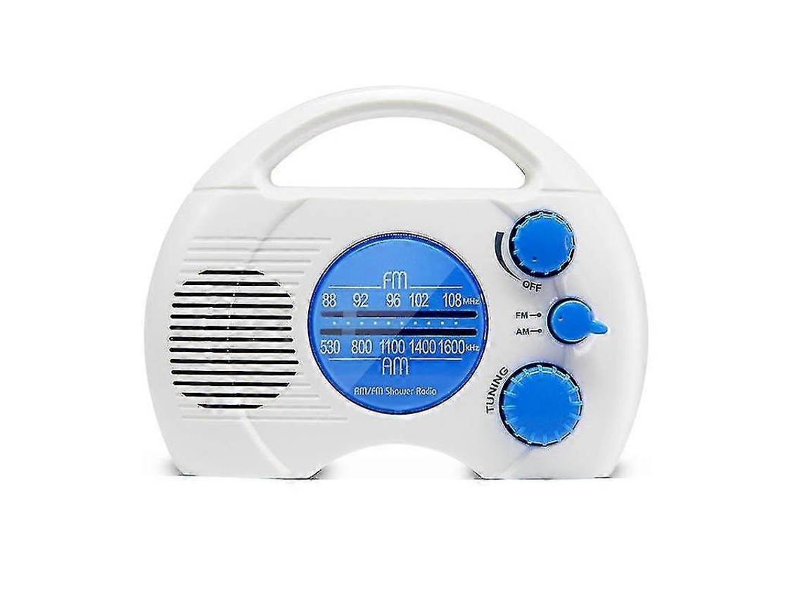 Rádio De Chuveiro À Prova Dágua Com Alto Falante E Rádio Am/fm, Portátil E Suspenso. Olysi Shop