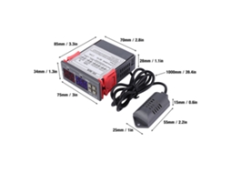 Controlador Digital Temp E Umidade 12v Stc-3028