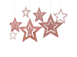 Laxiscreed Colar Estrela Cavada Para Decoração Festiva E Ambientes Virtuosos