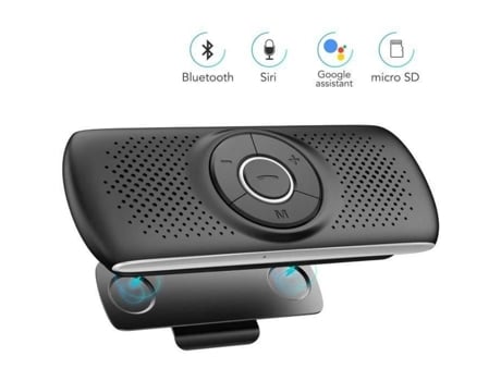 Microfone Mãos Livres Clipe Embutido Reconexão Ios Siri para Google AGPTEK Bluetooth Multicor