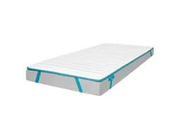 Sobrecolchão Flow Quilted TopCloud 90x200 Sobrecolchão super macia de espuma e fibra de silicone 5cm de altura 4 tiras elásticas CECOTEC