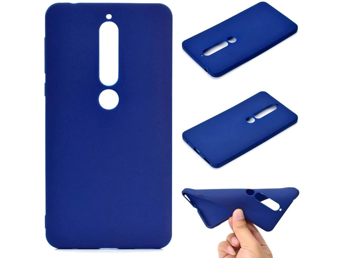 Capa Nokia 6 2018 HONGWE. Azul