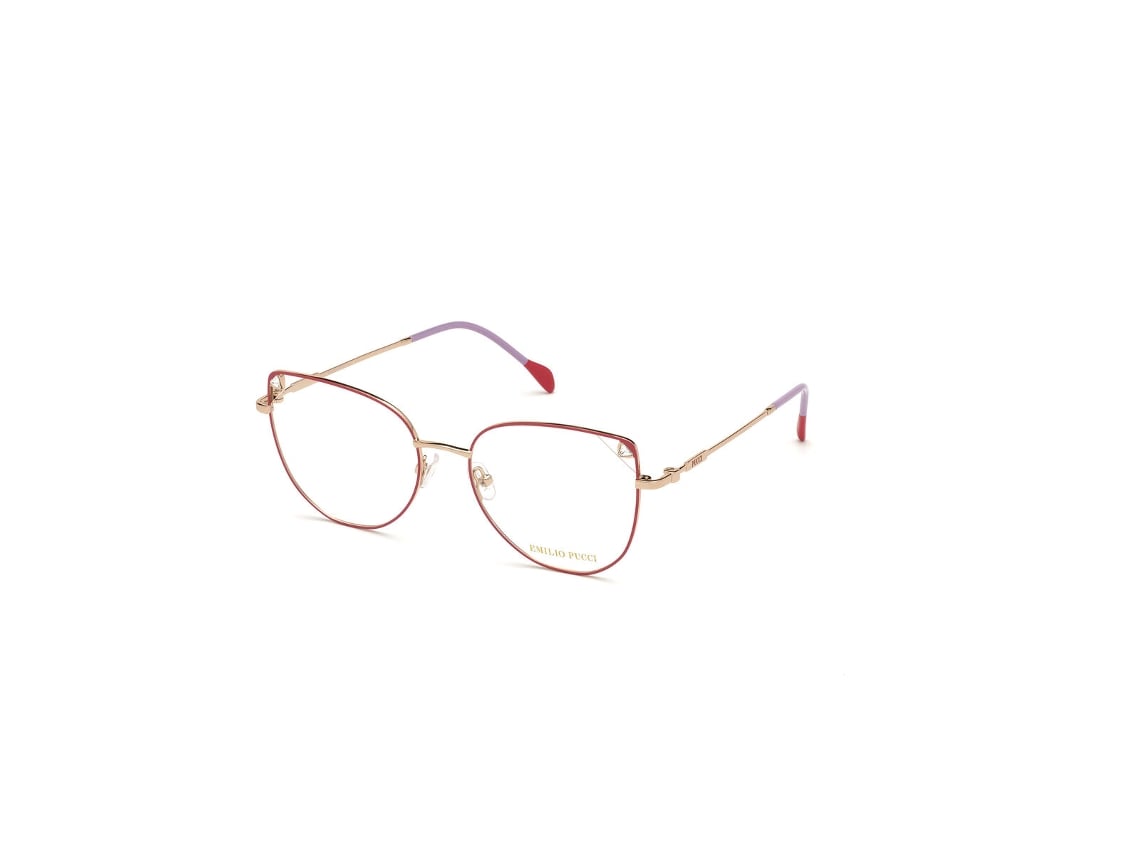 Armação de óculos feminina Emilio Pucci Ep5140-53028 (rosa - metal - Ø 53 mm)