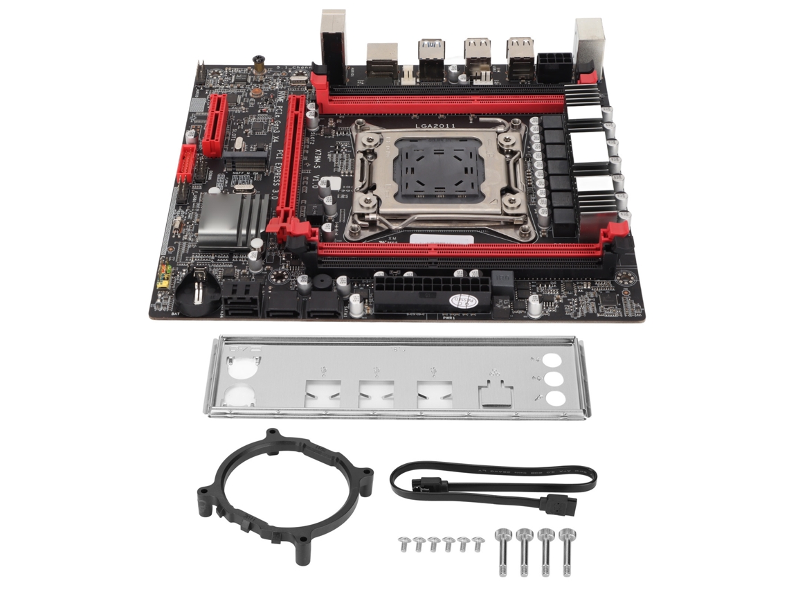 Placa-mãe De Mineração Para Cpu Lga2011 E5 2670 2680v2 Ddr3 Placa-mãe De Computador De Mesa