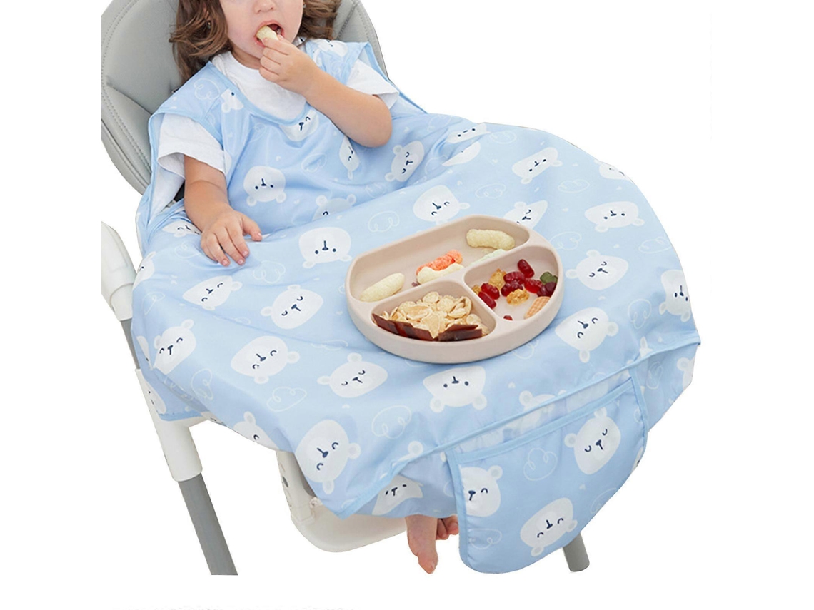 Babador Sem Mangas Para Bebês, Macacão Para Alimentação, Babador À Prova D'água Para Bês, Proteção Contra Derramamento De Alimentos E Água, Babadores Es