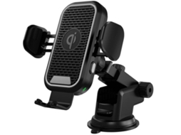 Carregador Carro Sem Bc Qi Fast Auto Clamping YIZHOOD Preto
