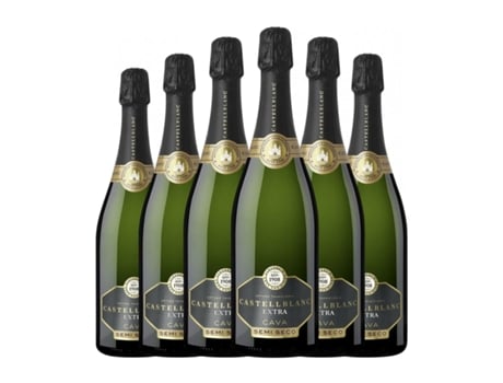 Espumante CASTELLBLANCH Extra Semi-seco Semi-doce Cava (0.75 L - 6 Unidades)