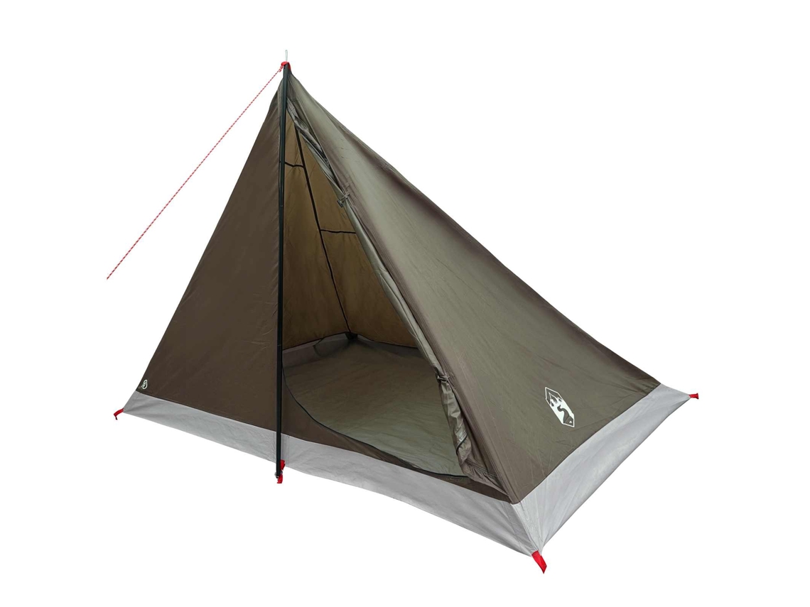 Conjunto 1 Barraca De Camping Vidaxl Castanho Poliéster (4 Pessoas)