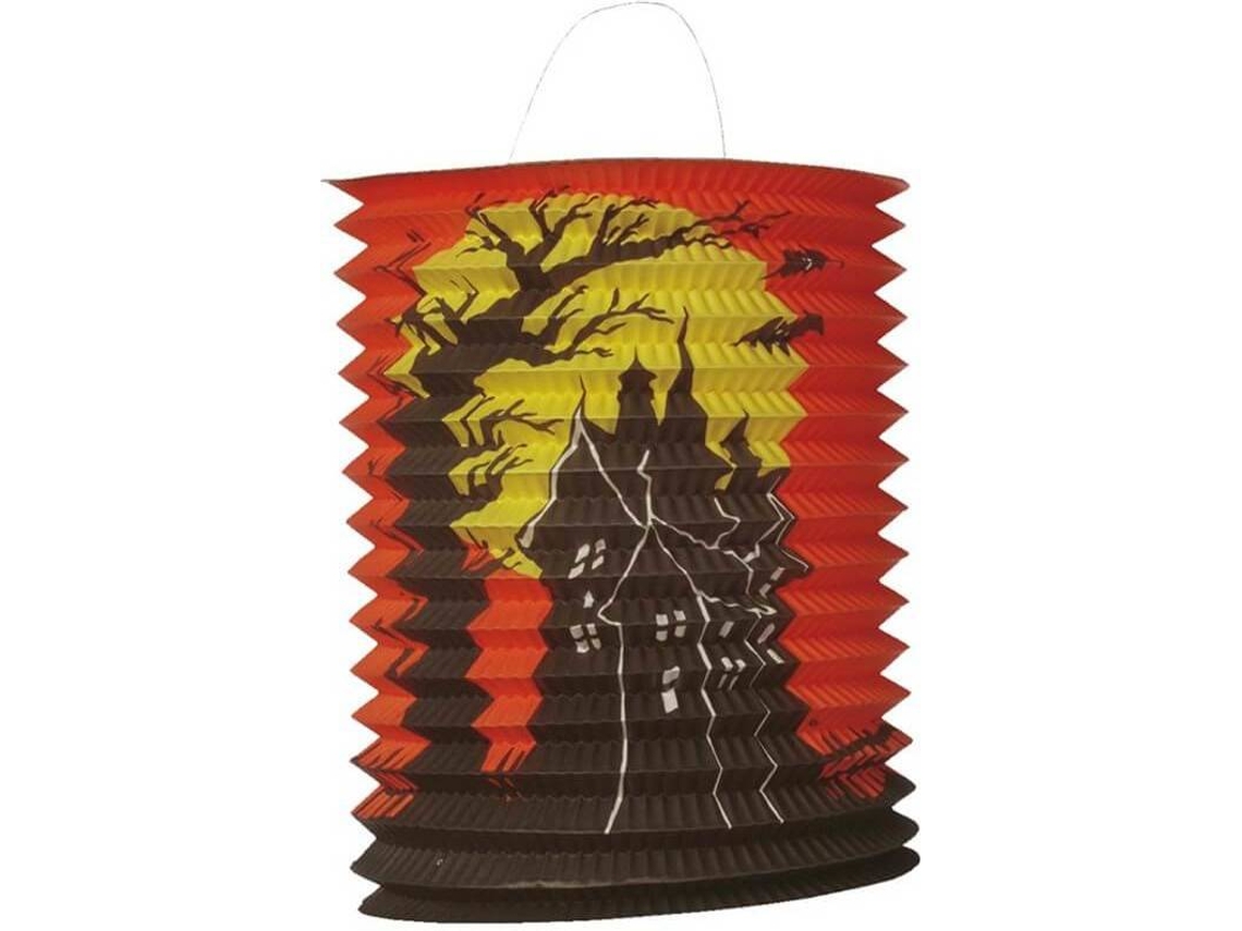 Decorações de Halloween DISFRAZZES Lanterna Tubular Casa de Bruxas (25 cm)