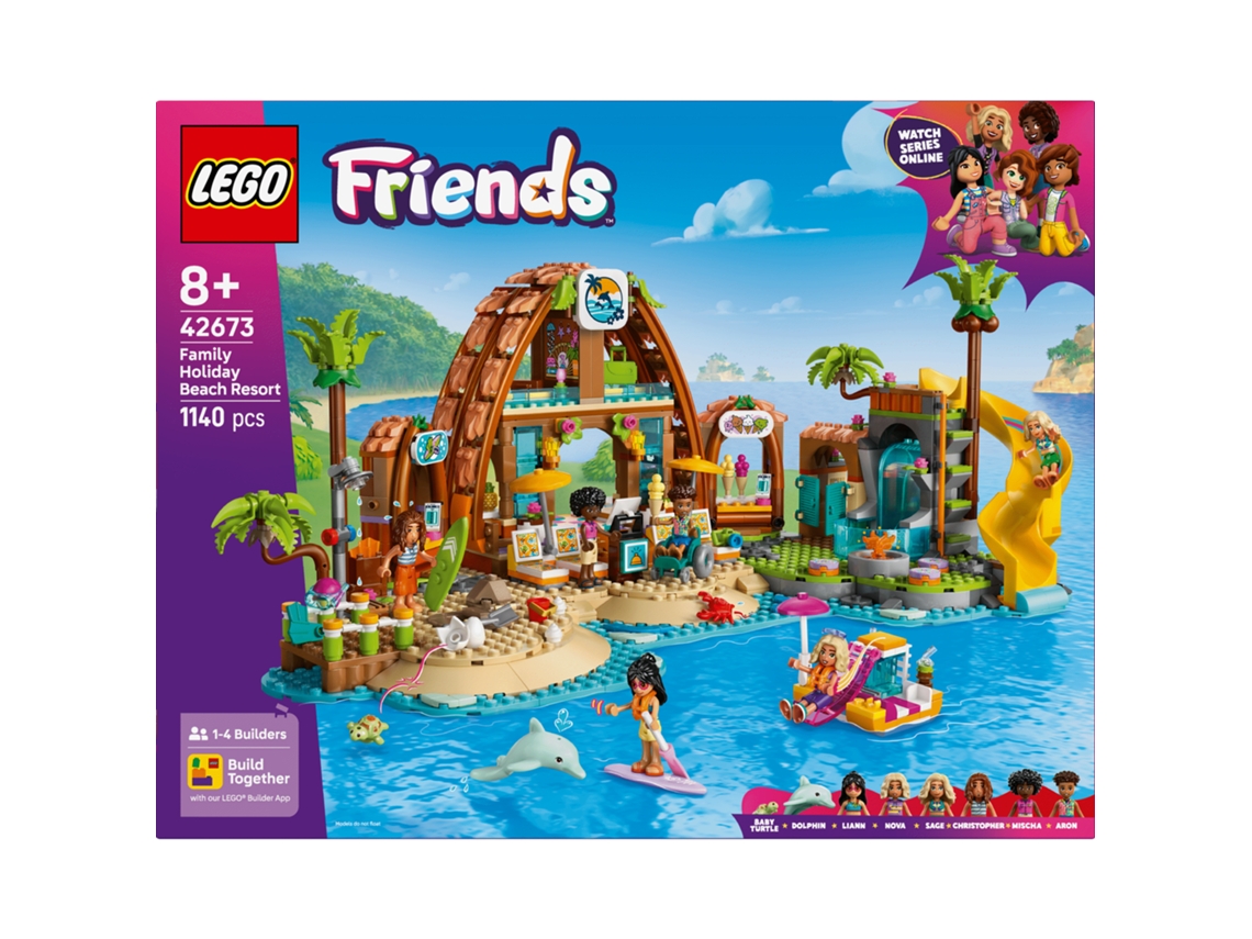 LEGO Friends: Resort de praia de férias em família - 42673