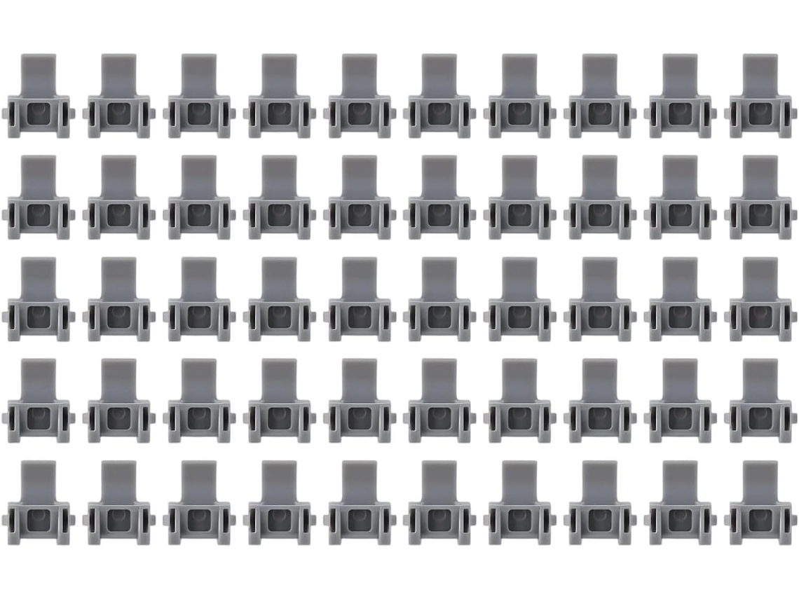 Conjunto De 50 Limitadores Dobradiça Para Dobradiças Armário, Com Ângulo De 86 Graus, Clipes De Restrição Para